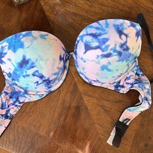 Victoria's Secret Tie-Dye Bra - Blue and Pink